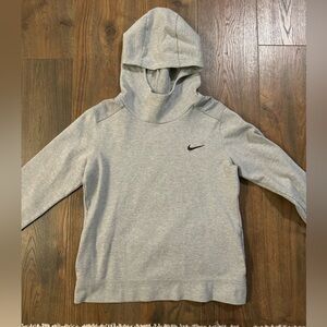 Nike Blue Tag Women's Gray Funnel Neck Hoodie